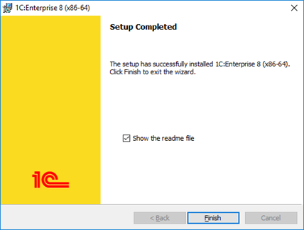Fig. 10. Installation completion